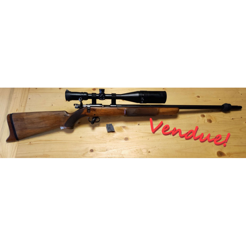 Vendu ! BRNO MOD.3 22lr 5 coups + lunette Tasco 10-40x56