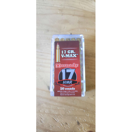 17 HMR  Hornady V-MAX 17gr