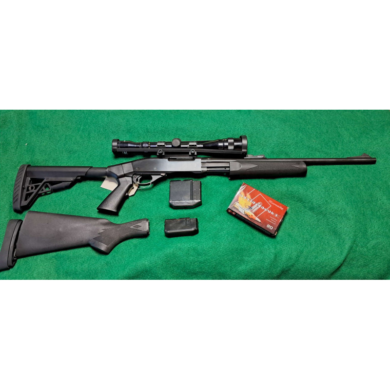 7600 Remington a pompe 35 whelen crosse reglable