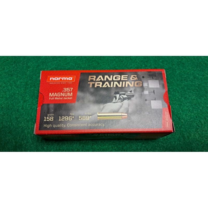 50 munitions 357Mag Norma