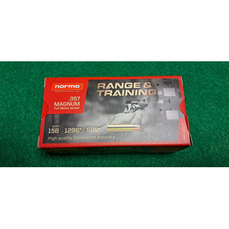 50 munitions 357Mag Norma