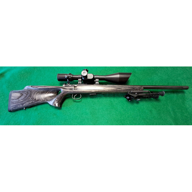 Carabine CZ 455 22LR + lunette Walther + bipied