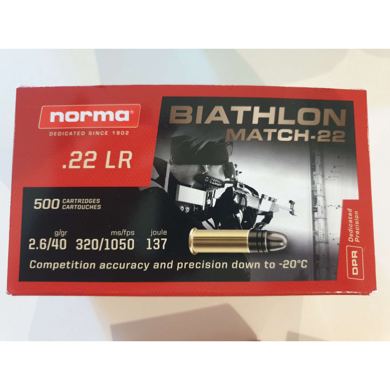 22 LR Norma Biathlon Match