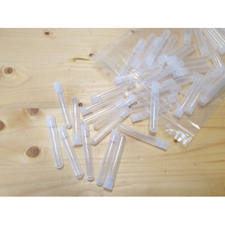 50 Tubes pour transport poudre noire ( 6grammes max pnf2)